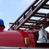 retro 50's fire engine